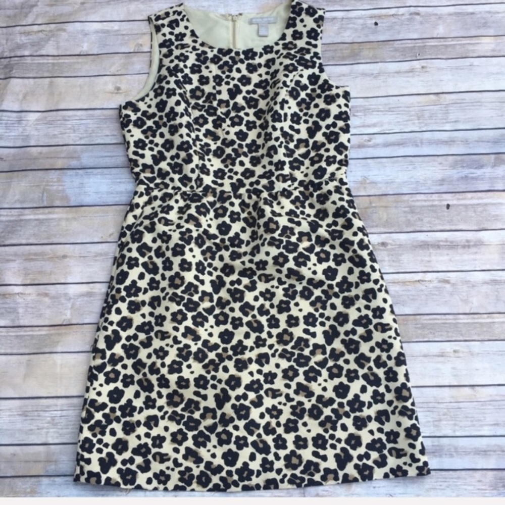 NWOT BANANA REPUBLIC leopard print dress - Picture 2 of 7